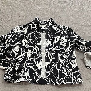 Coldwater Creek black and white jacket M